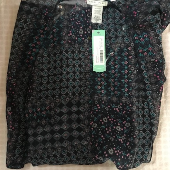 EMORY PARK STITCH FIX COVER UP LARGE MULTI COLOR - Picture 2 of 4